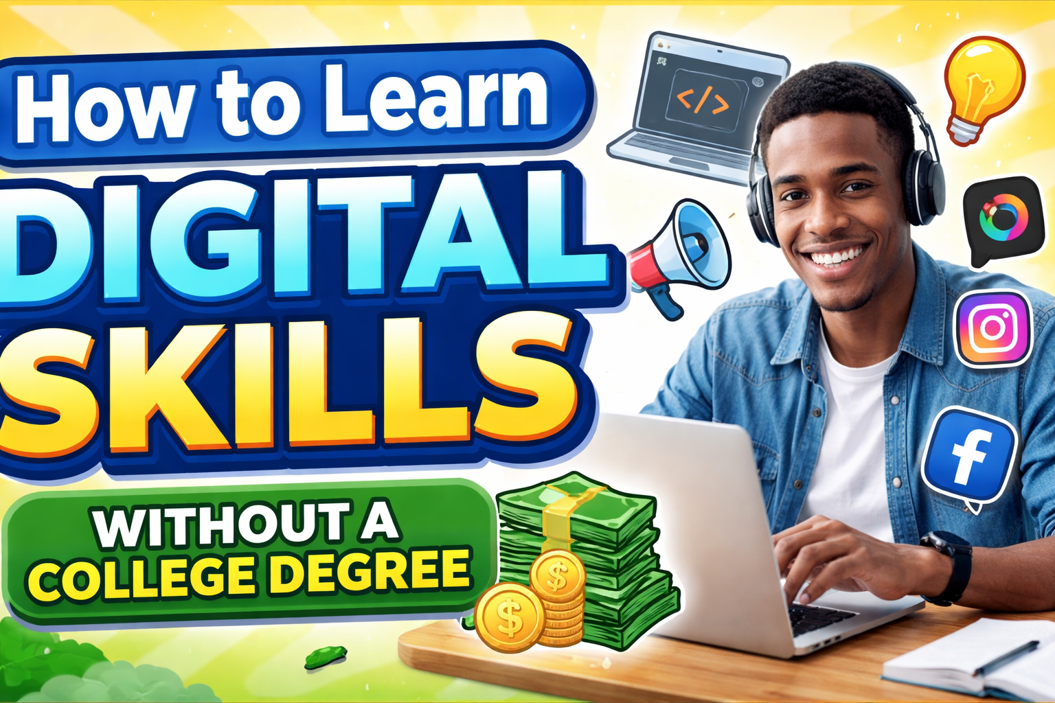 Mastering digital skills without college degree