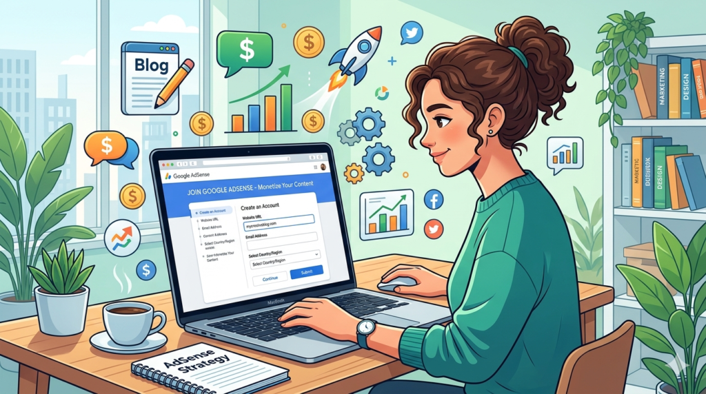 Google AdSense account banachuu signup process