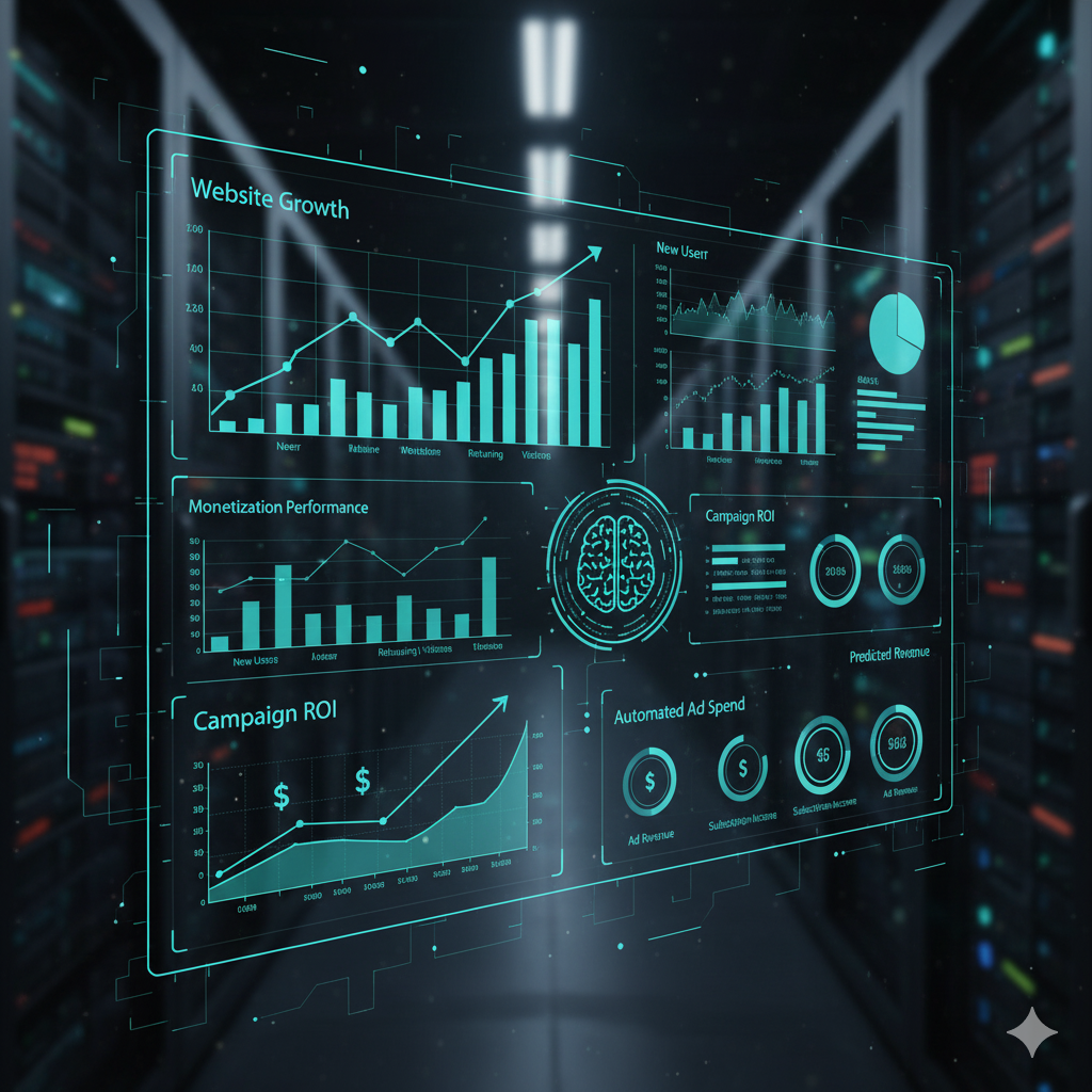 AI digital marketing automation for website growth