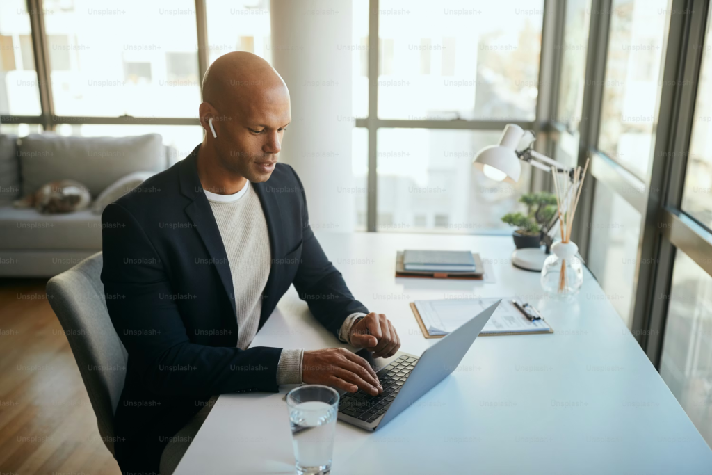 a person woro on laptop Online Business Ideas