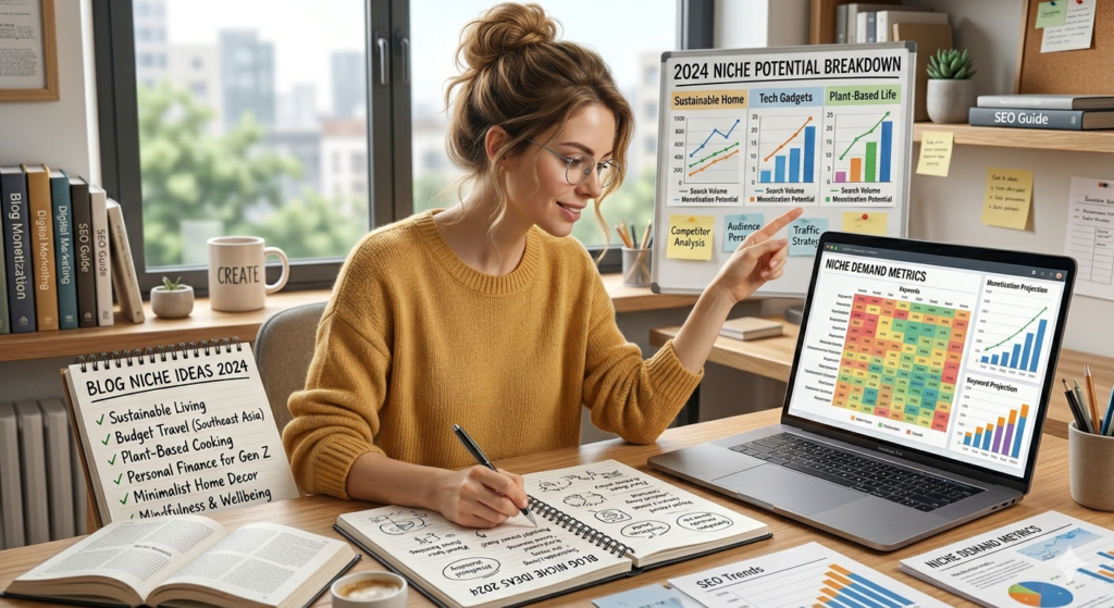 Choosing the right blog niche for traffic growth