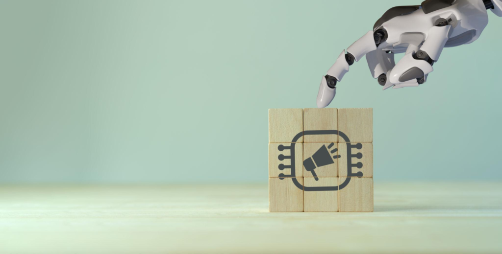 Marketing automation, growth marketing strategy concept. 