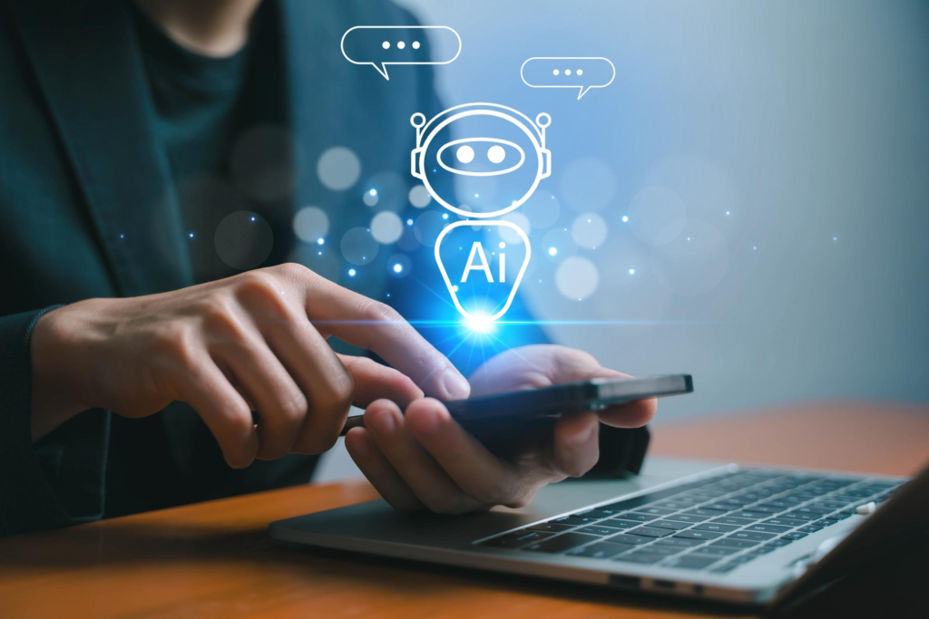 AI business innovation and modern technology with AI WordPress automation