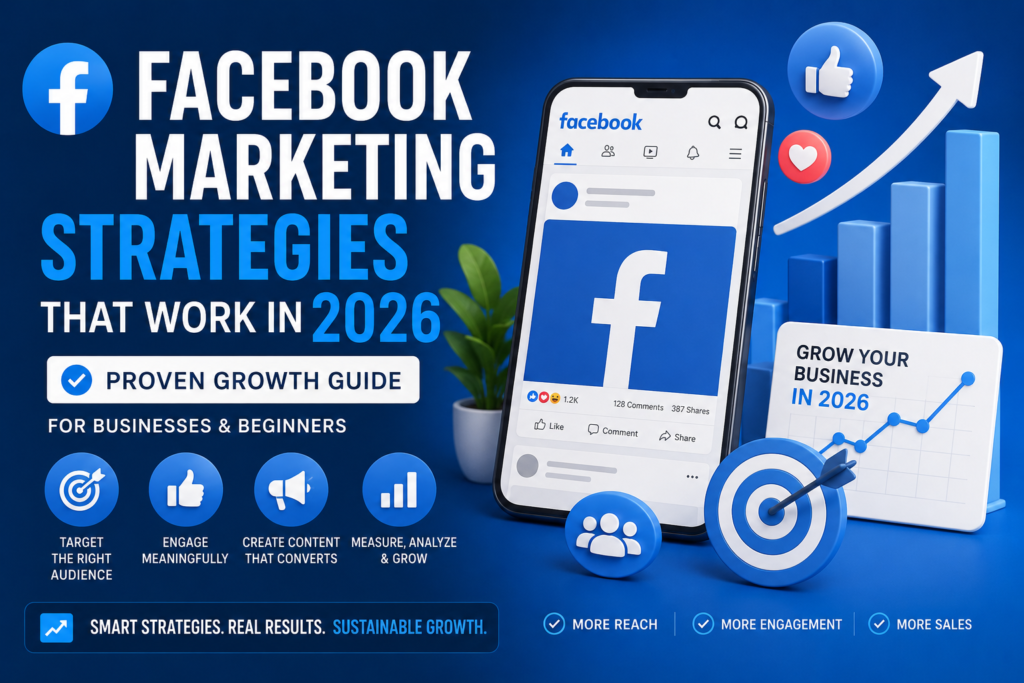 Facebook Marketing Strategies That Work in 2026 | Proven Growth Guide for Businesses & Beginners