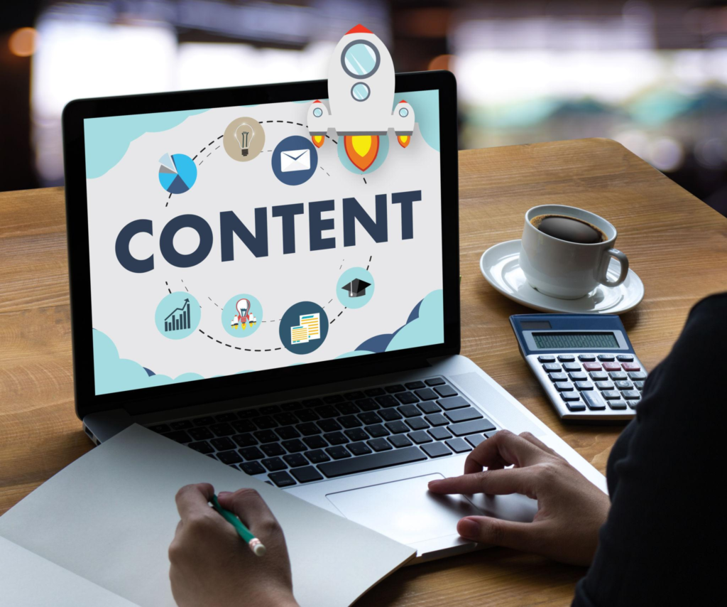 CONTENT marketing Data Blogging Media Publication Information Vision Content Concept